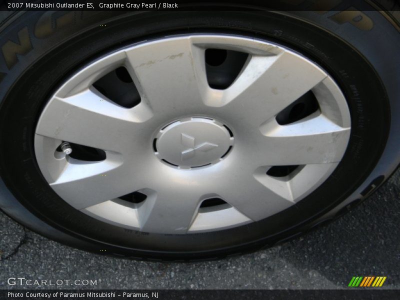 Graphite Gray Pearl / Black 2007 Mitsubishi Outlander ES