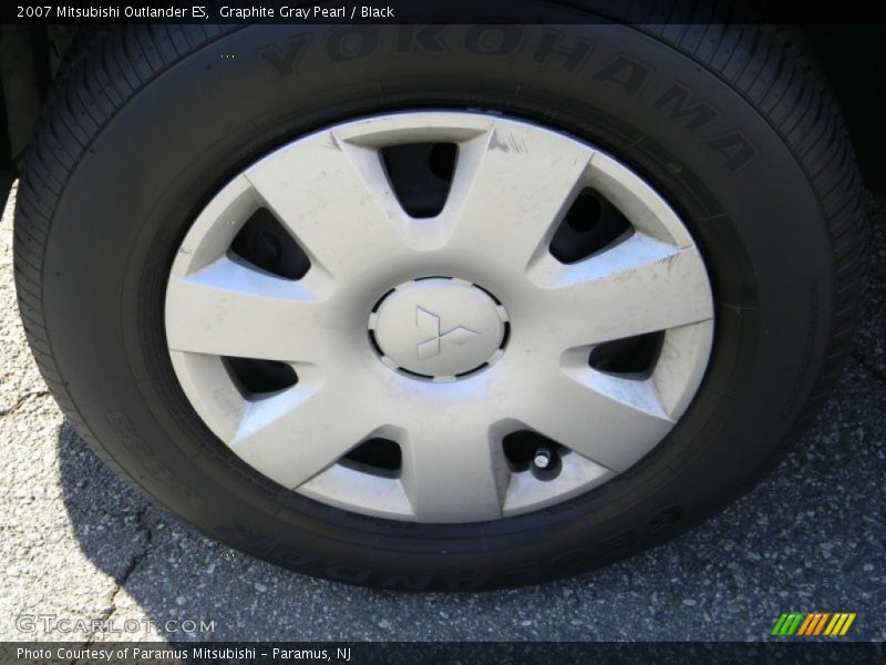 Graphite Gray Pearl / Black 2007 Mitsubishi Outlander ES