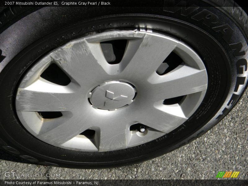 Graphite Gray Pearl / Black 2007 Mitsubishi Outlander ES