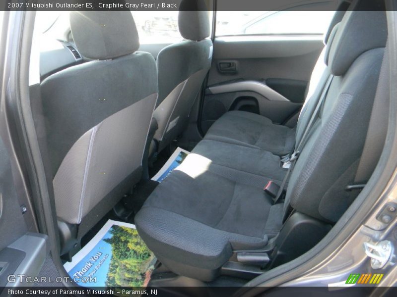 Graphite Gray Pearl / Black 2007 Mitsubishi Outlander ES