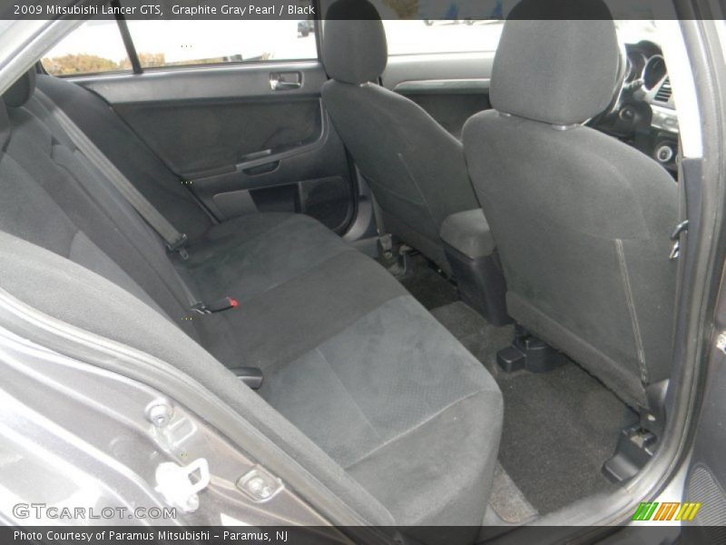 Graphite Gray Pearl / Black 2009 Mitsubishi Lancer GTS