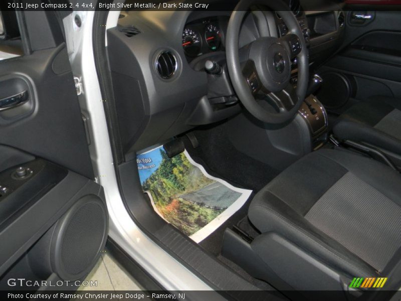 Bright Silver Metallic / Dark Slate Gray 2011 Jeep Compass 2.4 4x4