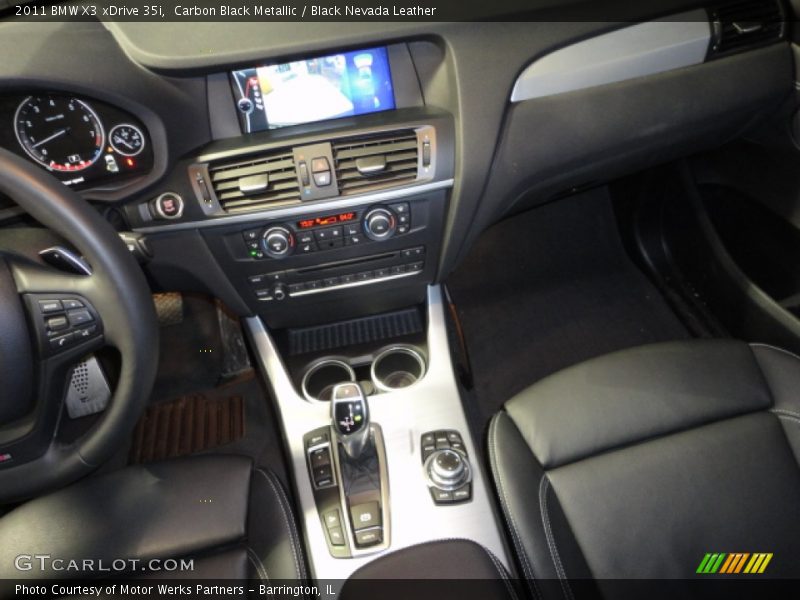 Carbon Black Metallic / Black Nevada Leather 2011 BMW X3 xDrive 35i