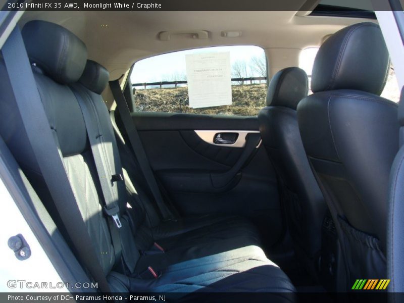 Moonlight White / Graphite 2010 Infiniti FX 35 AWD