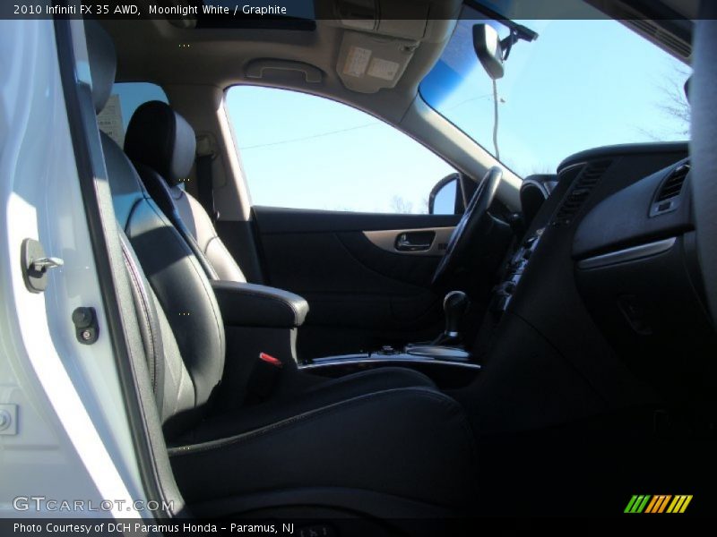 Moonlight White / Graphite 2010 Infiniti FX 35 AWD