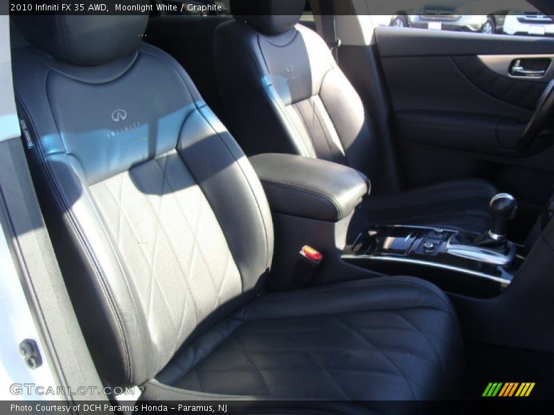 Moonlight White / Graphite 2010 Infiniti FX 35 AWD
