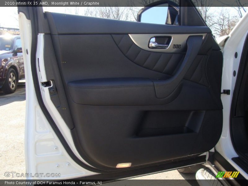 Moonlight White / Graphite 2010 Infiniti FX 35 AWD