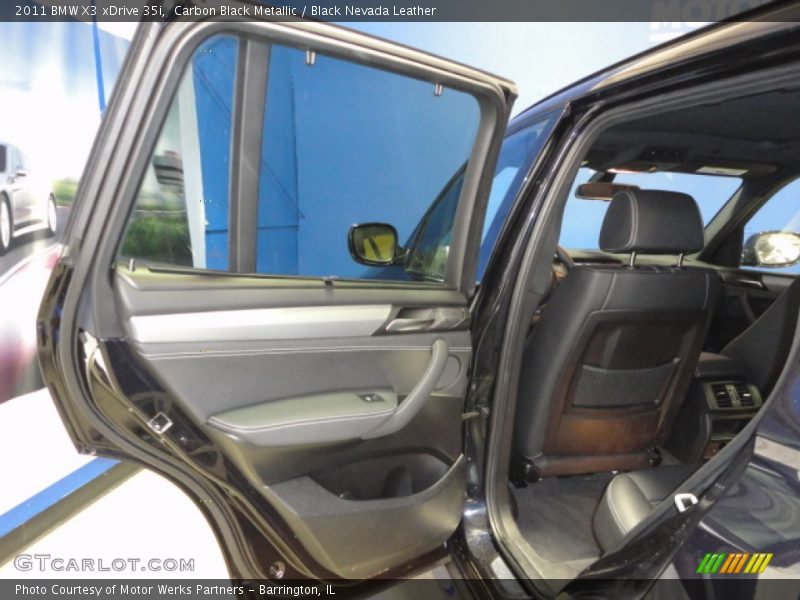 Carbon Black Metallic / Black Nevada Leather 2011 BMW X3 xDrive 35i