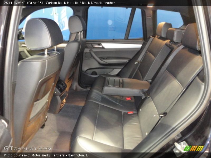  2011 X3 xDrive 35i Black Nevada Leather Interior