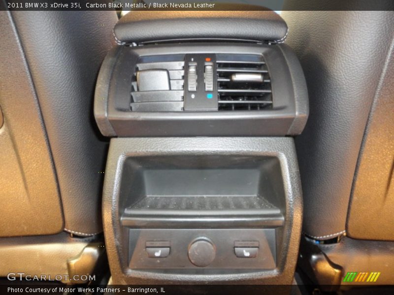 Carbon Black Metallic / Black Nevada Leather 2011 BMW X3 xDrive 35i