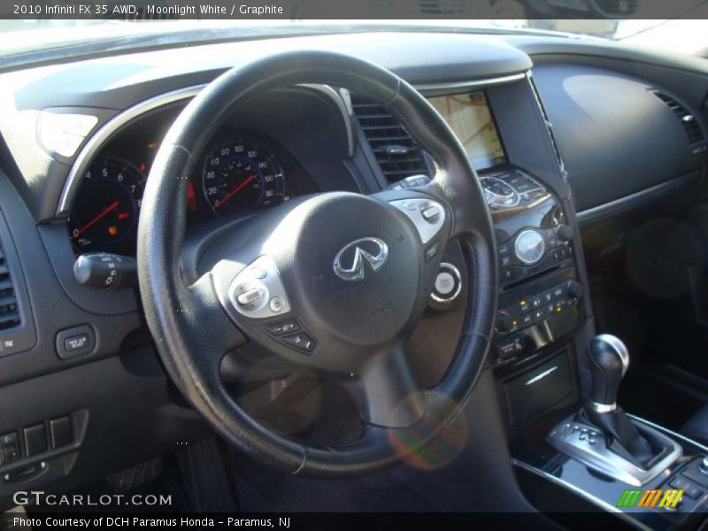 Moonlight White / Graphite 2010 Infiniti FX 35 AWD