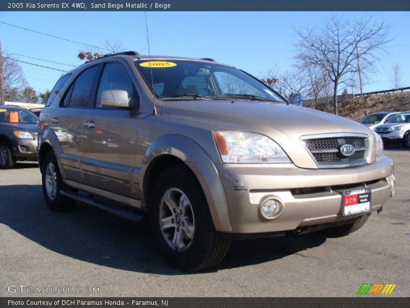 Sand Beige Metallic / Beige 2005 Kia Sorento EX 4WD