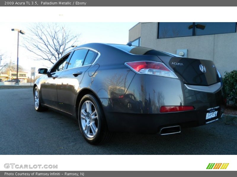 Palladium Metallic / Ebony 2009 Acura TL 3.5