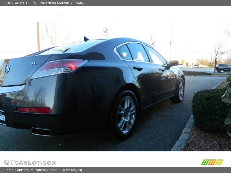 Palladium Metallic / Ebony 2009 Acura TL 3.5