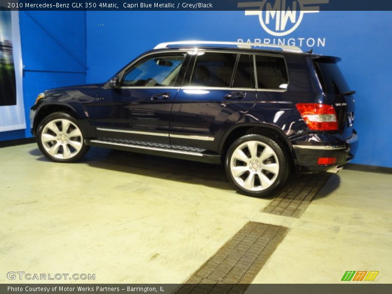 Capri Blue Metallic / Grey/Black 2010 Mercedes-Benz GLK 350 4Matic