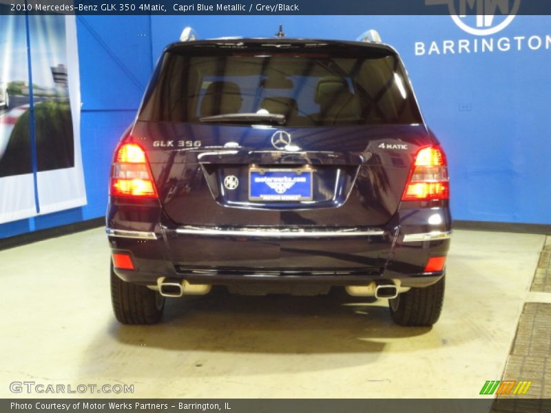 Capri Blue Metallic / Grey/Black 2010 Mercedes-Benz GLK 350 4Matic