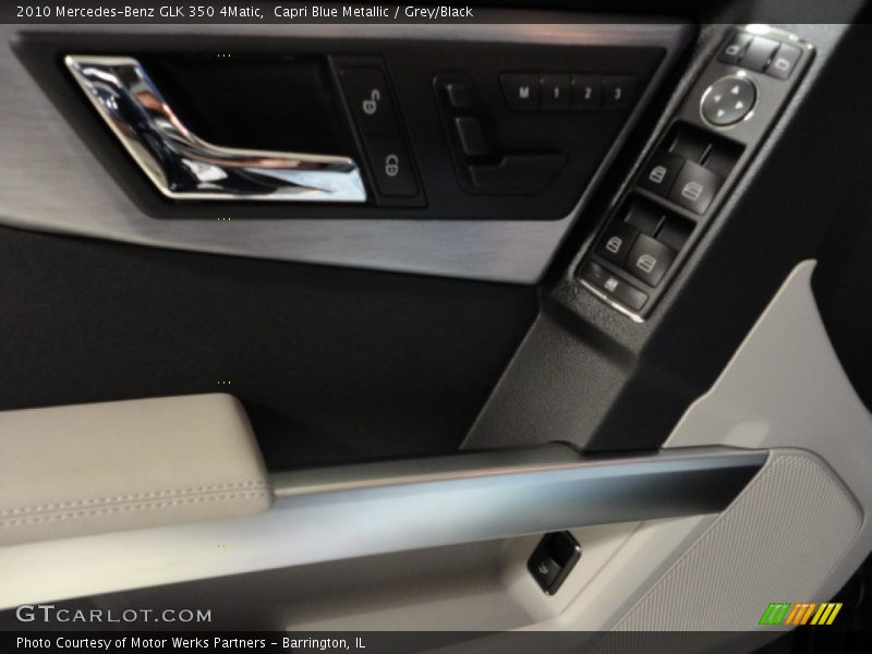 Capri Blue Metallic / Grey/Black 2010 Mercedes-Benz GLK 350 4Matic