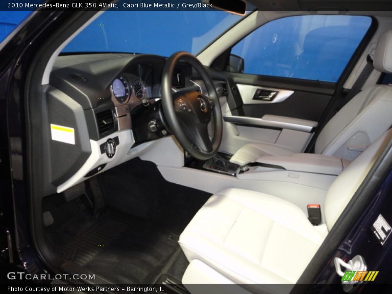 Capri Blue Metallic / Grey/Black 2010 Mercedes-Benz GLK 350 4Matic
