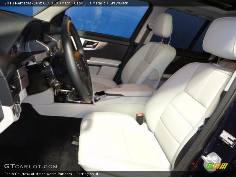 Capri Blue Metallic / Grey/Black 2010 Mercedes-Benz GLK 350 4Matic