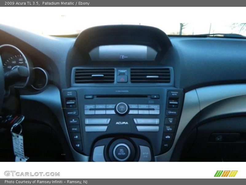 Palladium Metallic / Ebony 2009 Acura TL 3.5