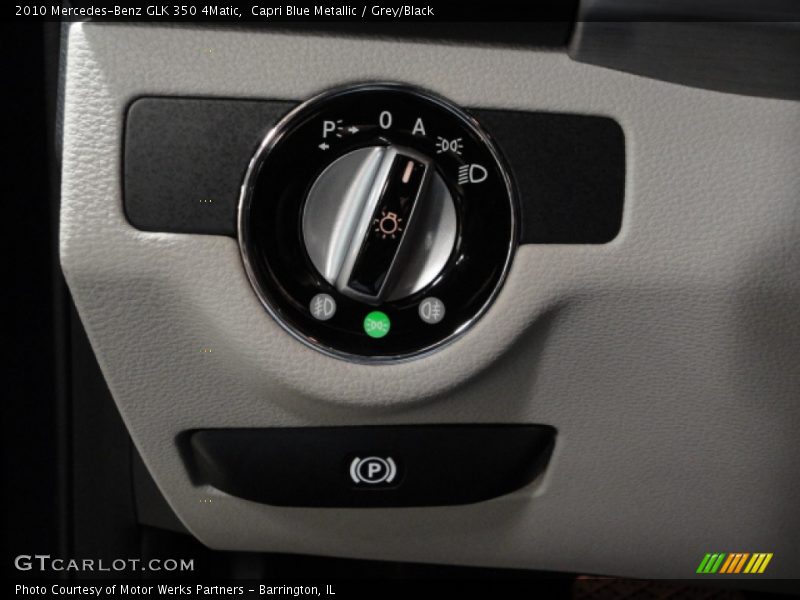 Capri Blue Metallic / Grey/Black 2010 Mercedes-Benz GLK 350 4Matic