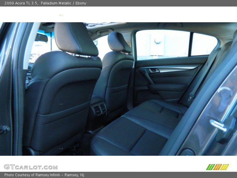 Palladium Metallic / Ebony 2009 Acura TL 3.5