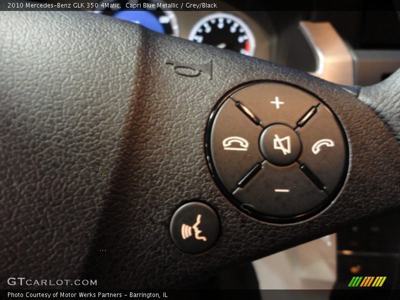 Capri Blue Metallic / Grey/Black 2010 Mercedes-Benz GLK 350 4Matic