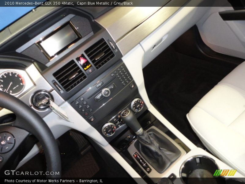 Capri Blue Metallic / Grey/Black 2010 Mercedes-Benz GLK 350 4Matic