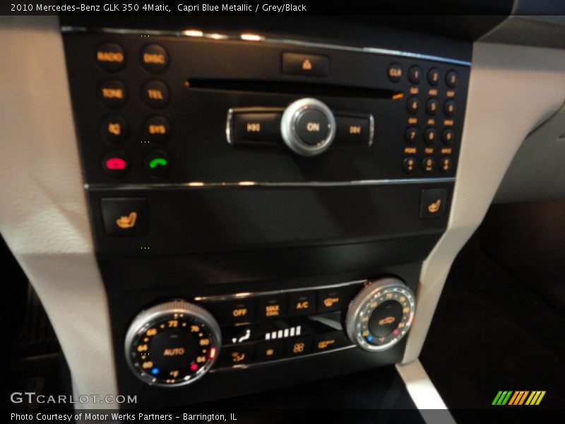 Capri Blue Metallic / Grey/Black 2010 Mercedes-Benz GLK 350 4Matic