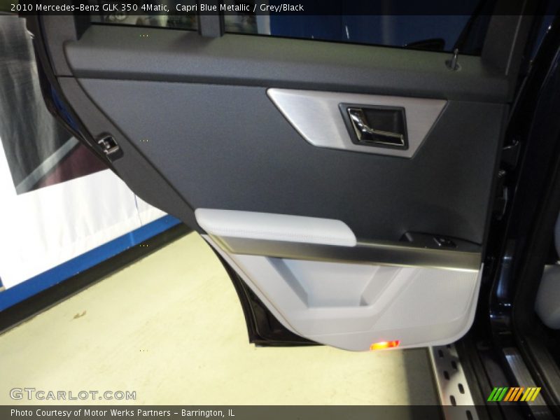 Capri Blue Metallic / Grey/Black 2010 Mercedes-Benz GLK 350 4Matic