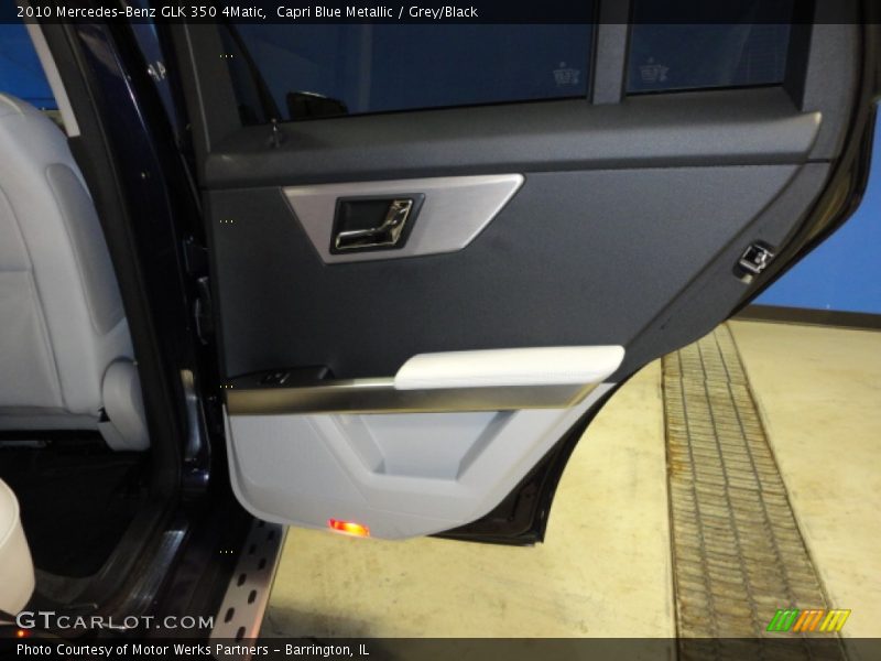 Capri Blue Metallic / Grey/Black 2010 Mercedes-Benz GLK 350 4Matic