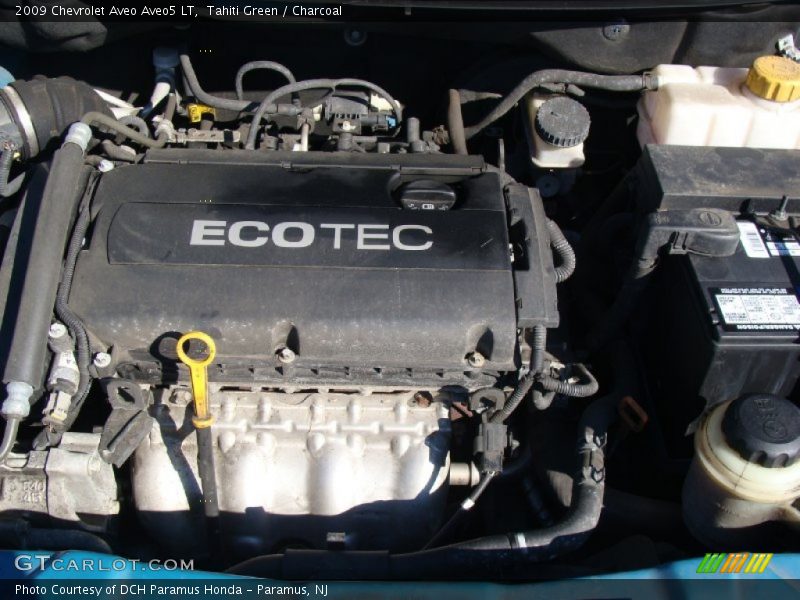  2009 Aveo Aveo5 LT Engine - 1.6 Liter DOHC 16-Valve VVT Ecotec 4 Cylinder