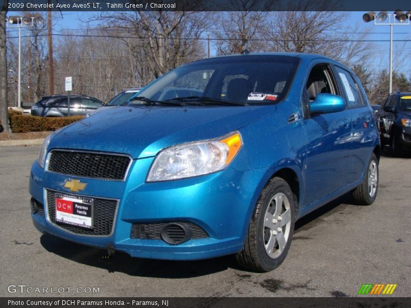 Tahiti Green / Charcoal 2009 Chevrolet Aveo Aveo5 LT