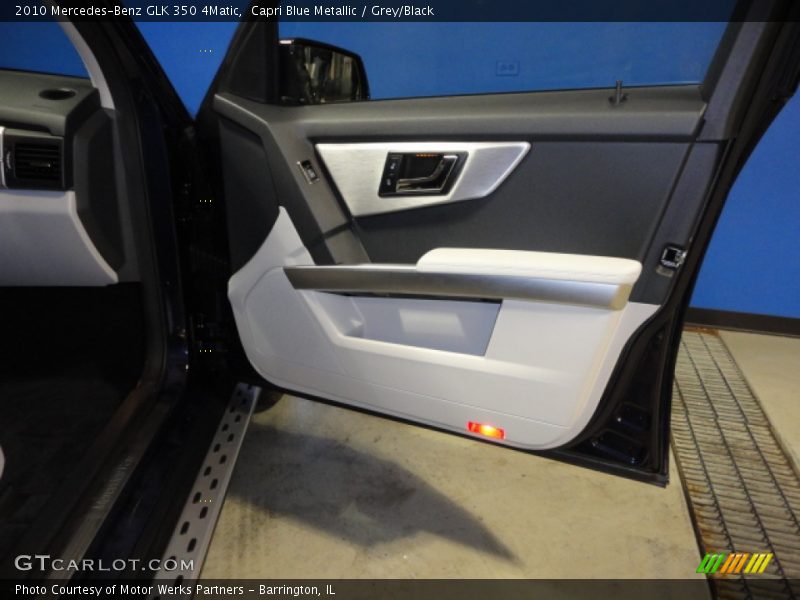 Capri Blue Metallic / Grey/Black 2010 Mercedes-Benz GLK 350 4Matic