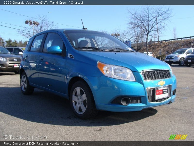 Tahiti Green / Charcoal 2009 Chevrolet Aveo Aveo5 LT