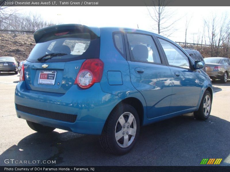Tahiti Green / Charcoal 2009 Chevrolet Aveo Aveo5 LT