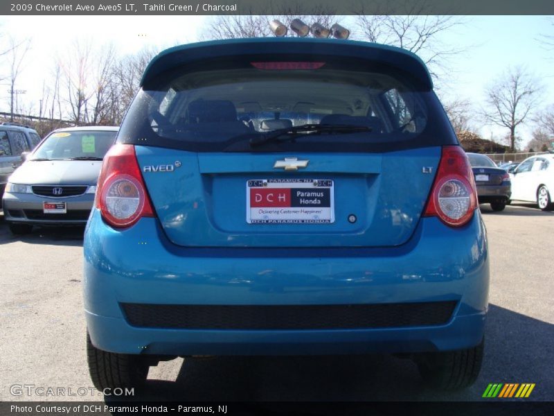 Tahiti Green / Charcoal 2009 Chevrolet Aveo Aveo5 LT