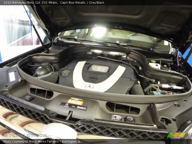Capri Blue Metallic / Grey/Black 2010 Mercedes-Benz GLK 350 4Matic