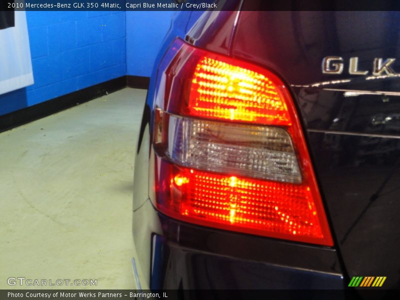 Capri Blue Metallic / Grey/Black 2010 Mercedes-Benz GLK 350 4Matic