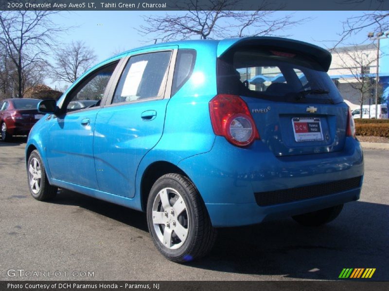 Tahiti Green / Charcoal 2009 Chevrolet Aveo Aveo5 LT