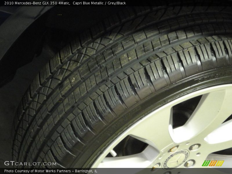 Capri Blue Metallic / Grey/Black 2010 Mercedes-Benz GLK 350 4Matic
