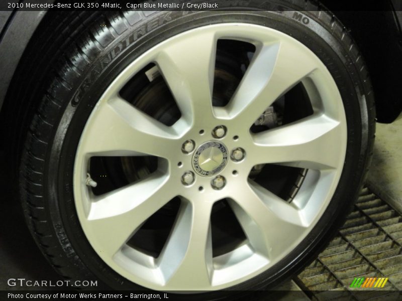 Capri Blue Metallic / Grey/Black 2010 Mercedes-Benz GLK 350 4Matic