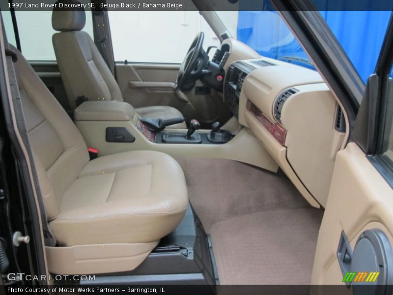 Front Seat of 1997 Discovery SE