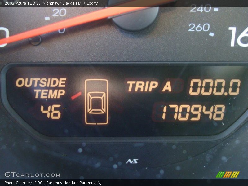 Nighthawk Black Pearl / Ebony 2003 Acura TL 3.2