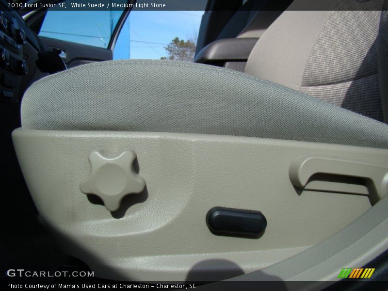 White Suede / Medium Light Stone 2010 Ford Fusion SE