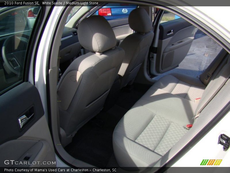 White Suede / Medium Light Stone 2010 Ford Fusion SE