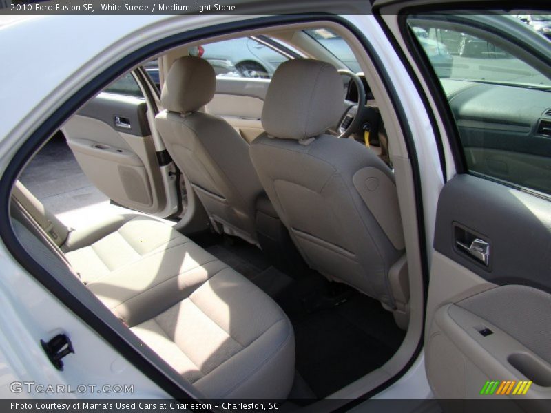 White Suede / Medium Light Stone 2010 Ford Fusion SE