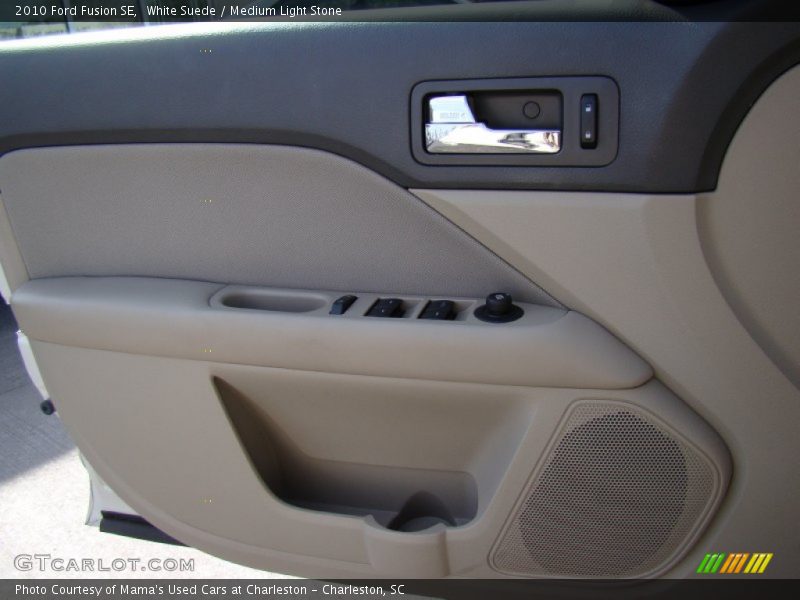 White Suede / Medium Light Stone 2010 Ford Fusion SE