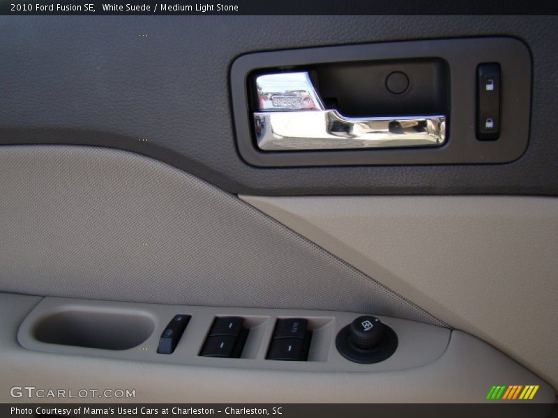 White Suede / Medium Light Stone 2010 Ford Fusion SE