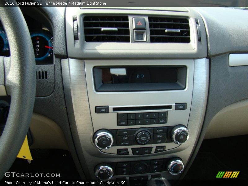 White Suede / Medium Light Stone 2010 Ford Fusion SE